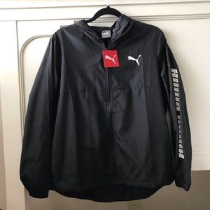 Puma Black Windbreaker NWT
